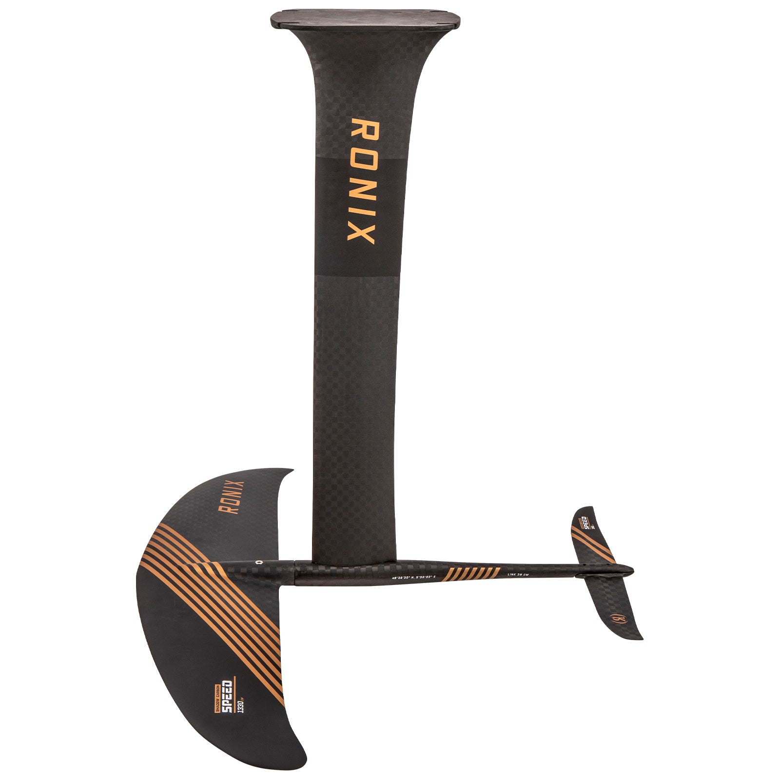 2025 Ronix Shadow 29in. Mast 39cm Fuse. Spd. 1330 Wing Spd. 180cm Stabilizer