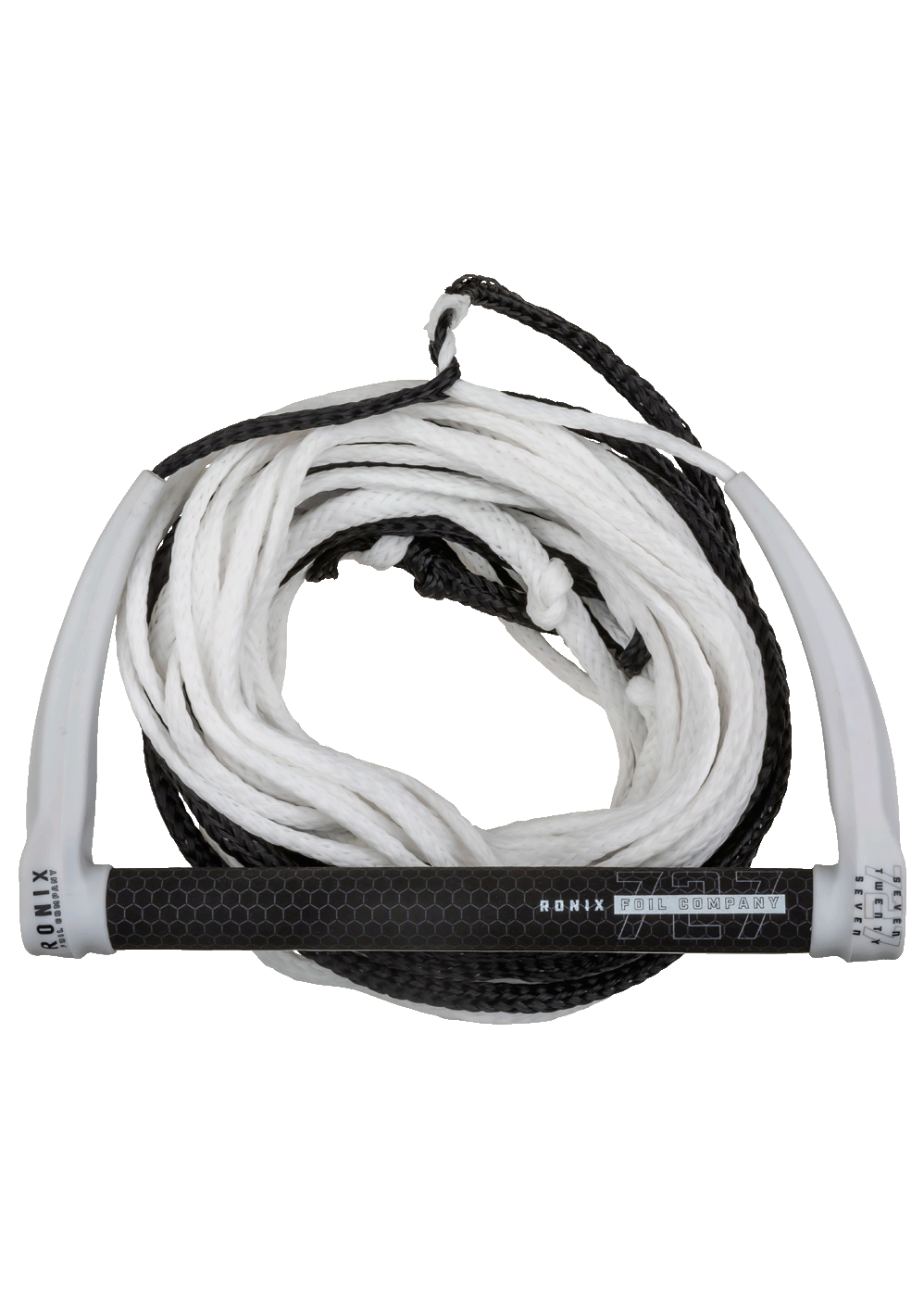 2025 Ronix 727 Combo Hide Grip 13in. Handle w/ 77.5ft. 10 Sect. Rope White/Black