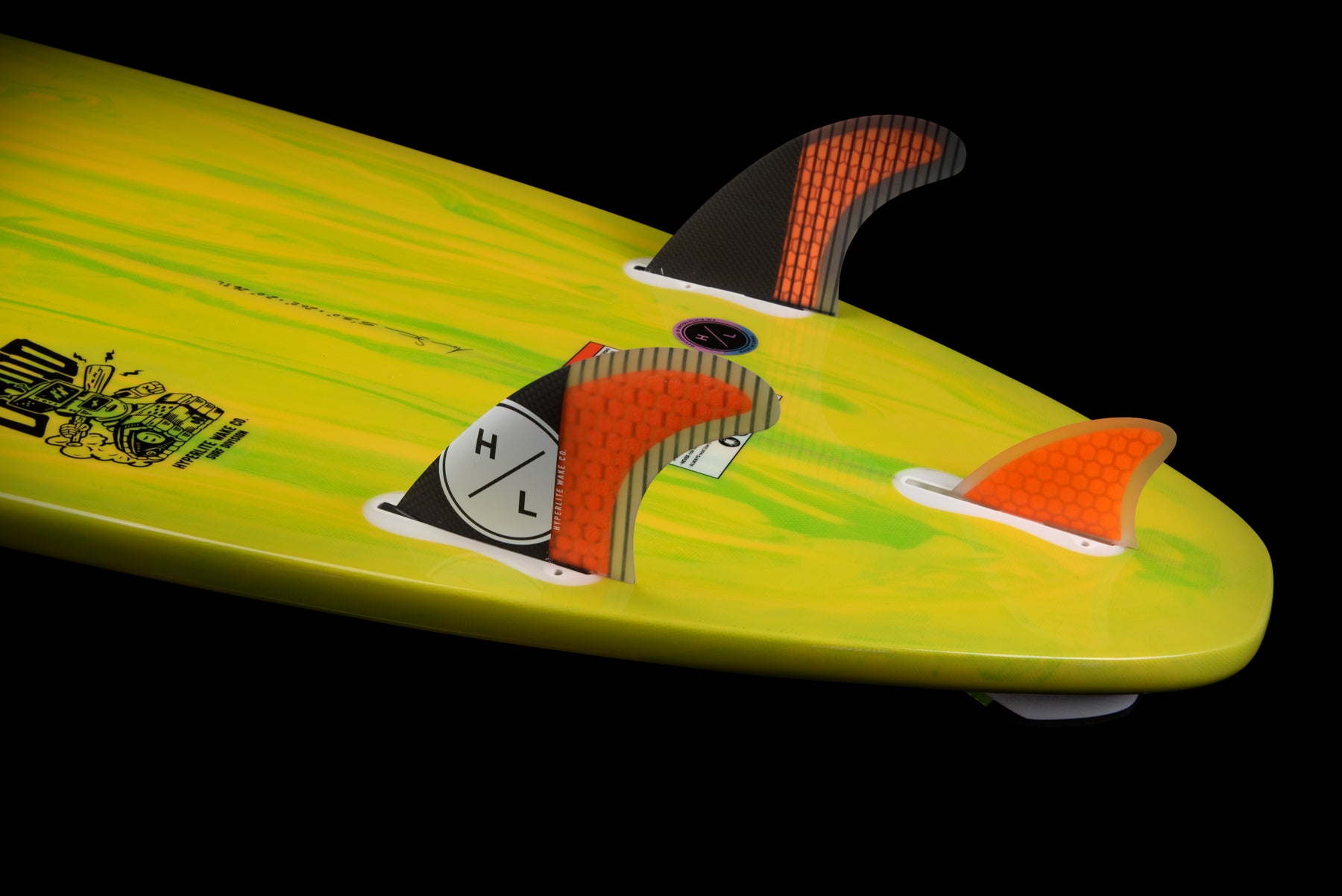Hyperlite 3.0 Droid Surf Fin Set w/Key