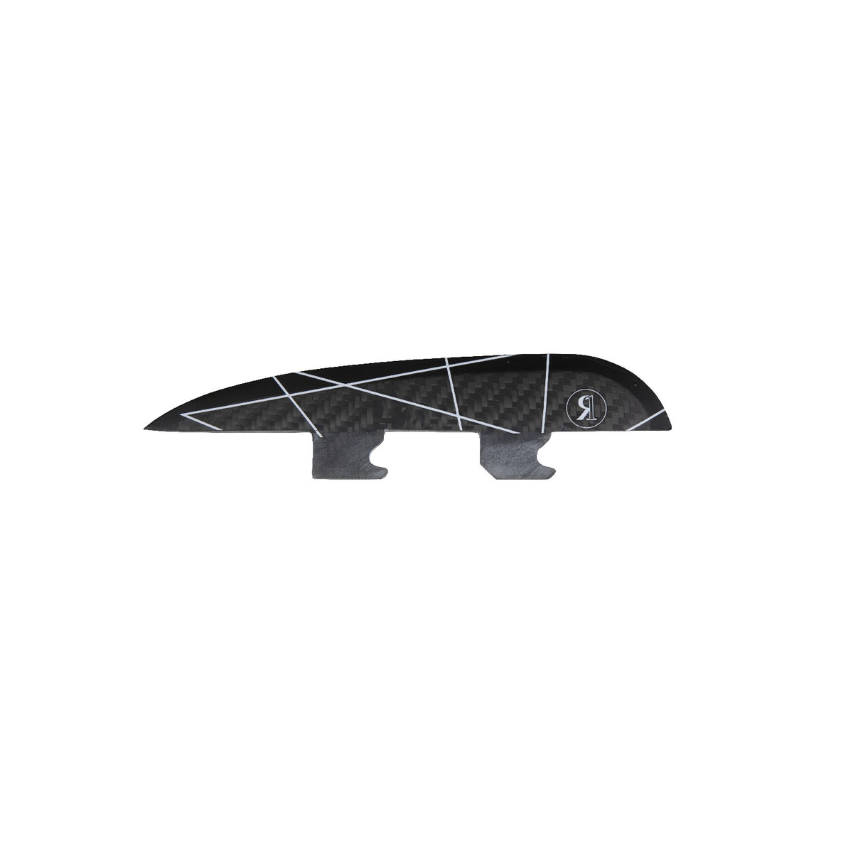 Ronix 1.0 in. - Floating Fin-S 2.0 - Blueprint - Center Surf Fin - Carbon