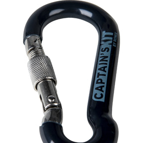 Ronix Captains Kit - Vinyl Dipped Locking Carabiner - Stainless Steel 11mm