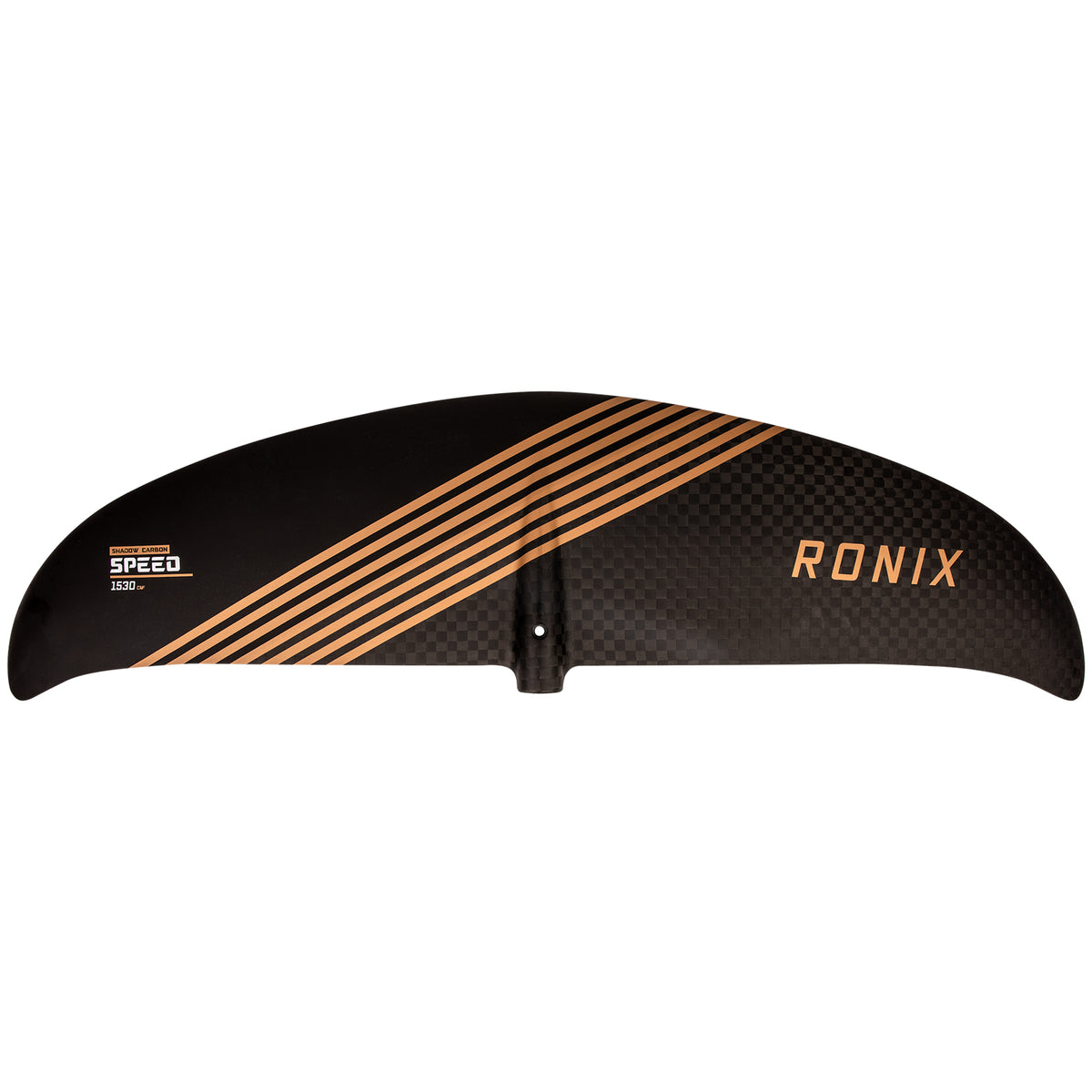 2025 Ronix Shadow Carbon   Speed Front Wing   Black / Gold   1530cm