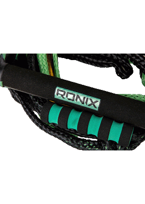 Ronix Surf Rope Silicone Spinner w/11in Handle w/25ft Rope Package