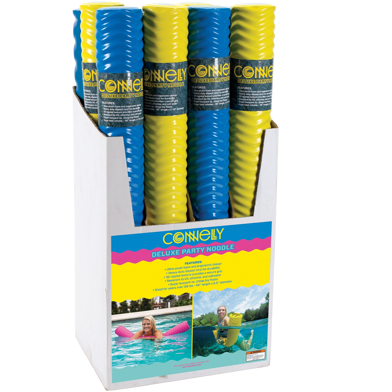 Connelly Deluxe Party Noodle - Assorted Color - Tubes